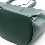 Bottega Veneta Tote the Arco Large Maxi Intrecciato Green Leather — view 9