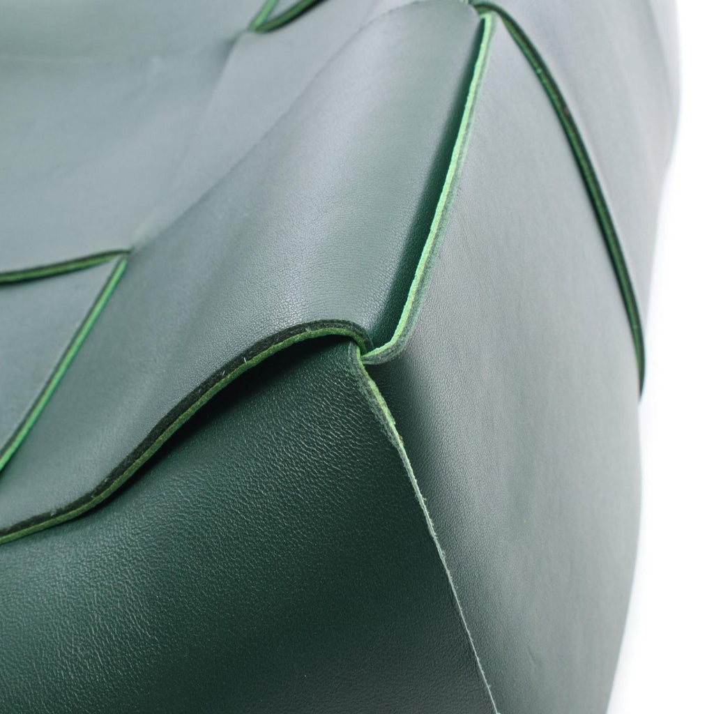 Bottega Veneta Tote the Arco Large Maxi Intrecciato Green Leather — view 8