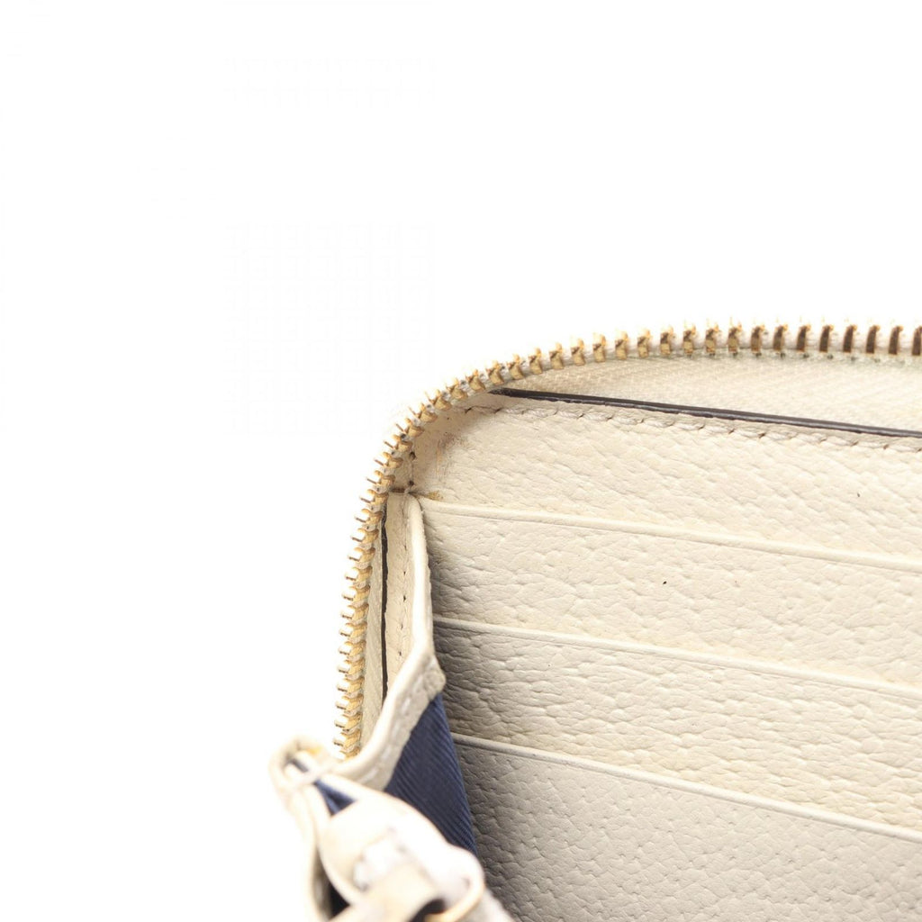 Gucci Round Wallet Ophidia GG Supreme Sherry Line Off White Beige Leather — view 9