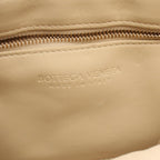 Bottega Veneta Shoulder Bag Padded Cassette Intrecciato Beige Leather Maxi — view 4