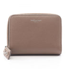Saint Laurent Paris Bifold Wallet Rive Gauche Gray Leather Compact Full