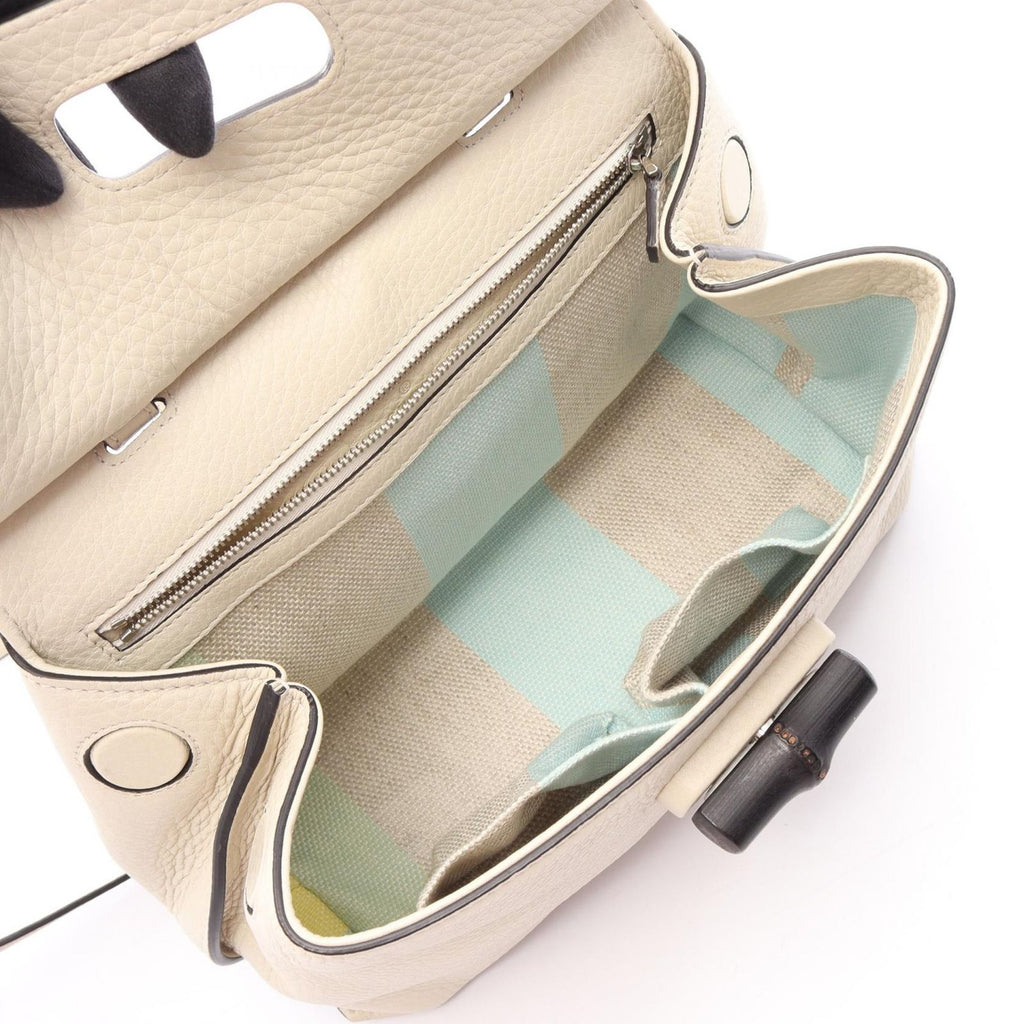 Gucci Handbag Bamboo Daily 2-Way Ivory Leather — view 3