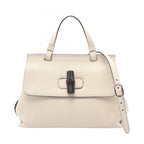 Gucci Handbag Bamboo Daily 2-Way Ivory Leather