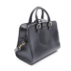 Saint Laurent Paris Handbag YSL Line Baby Monogram Cabas 2-Way Black Leather — view 2