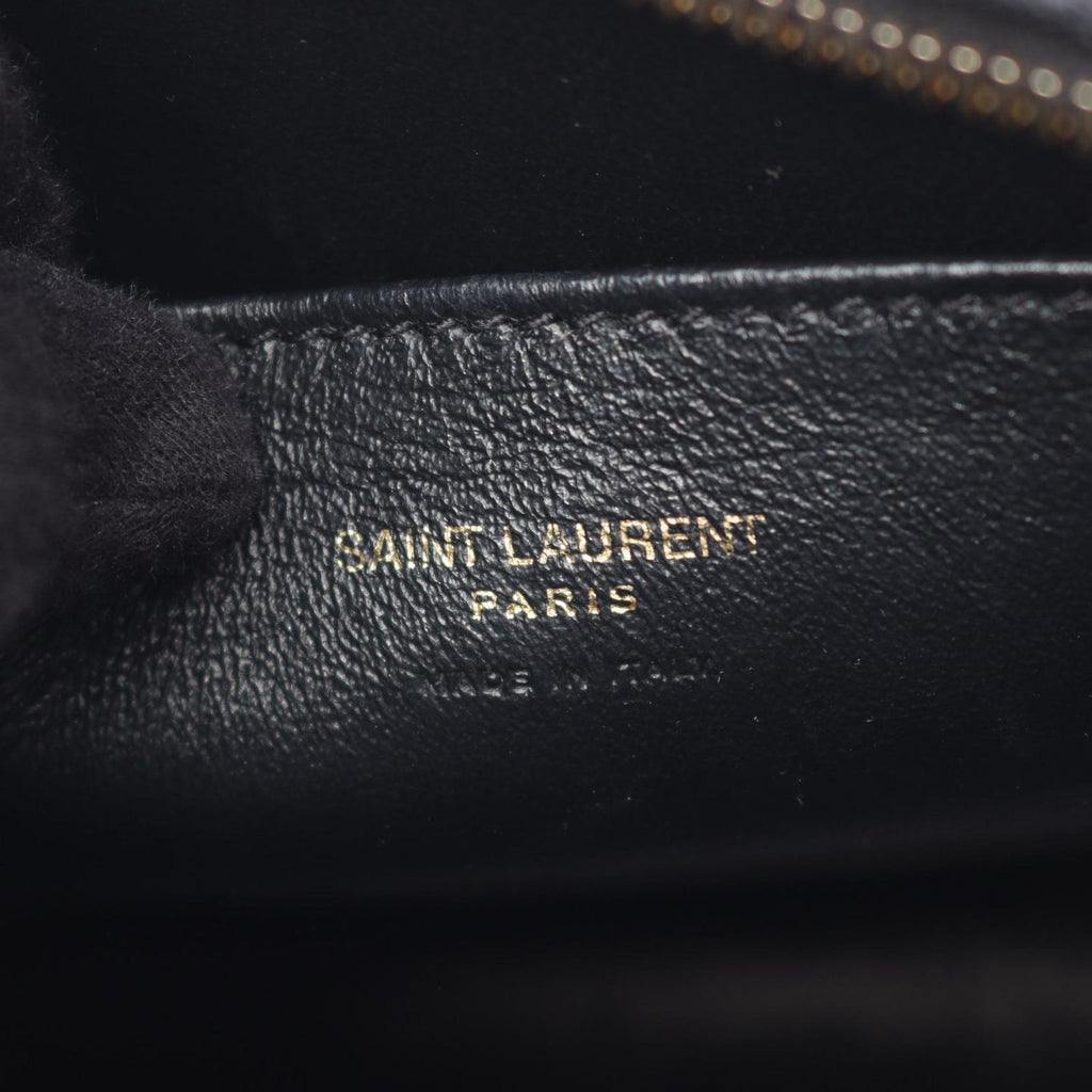 Saint Laurent Paris Handbag YSL Line Baby Monogram Cabas 2-Way Black Leather — view 4