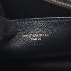 Saint Laurent Paris Handbag YSL Line Baby Monogram Cabas 2-Way Black Leather — view 4