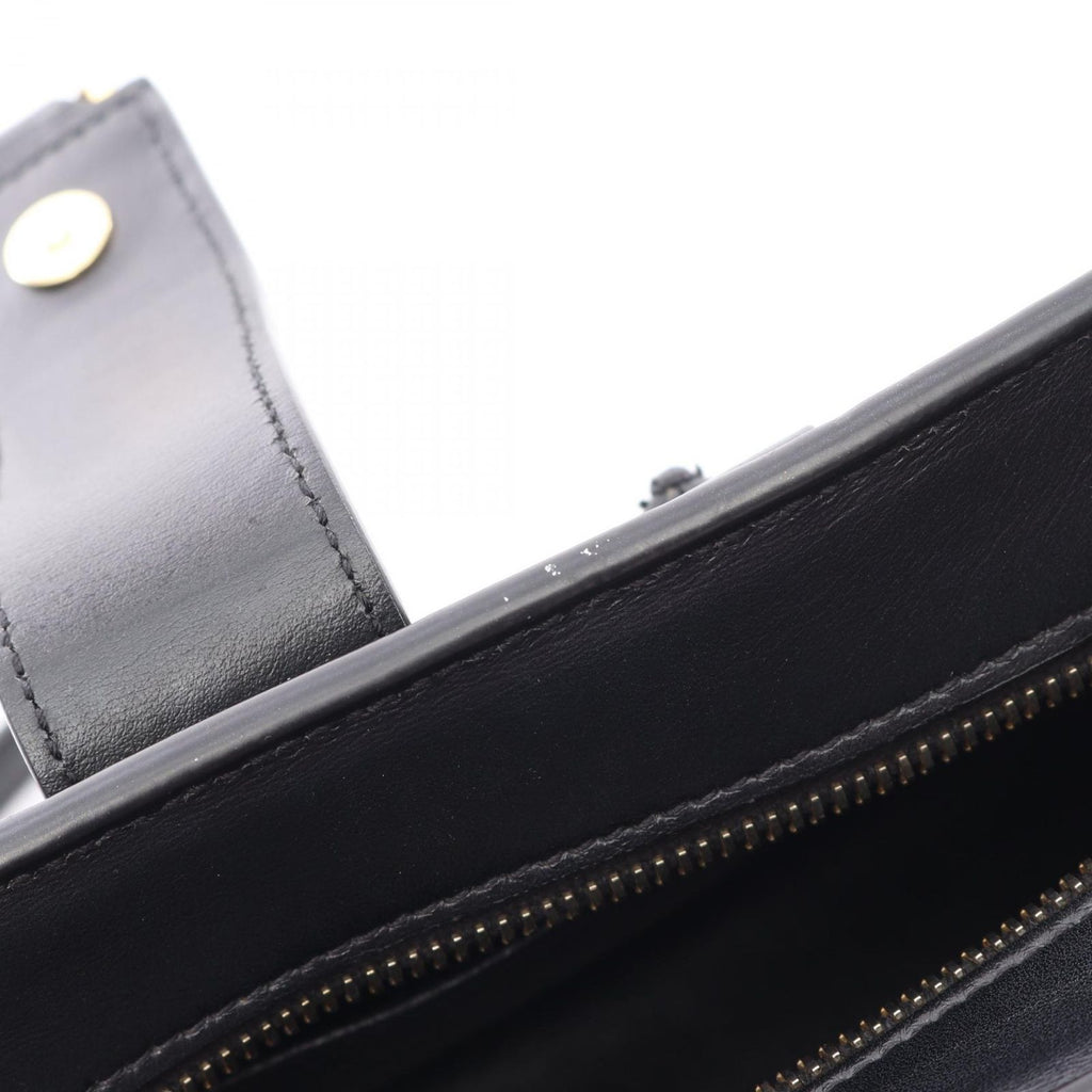 Saint Laurent Paris Handbag YSL Line Baby Monogram Cabas 2-Way Black Leather — view 5