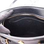 Saint Laurent Paris Handbag YSL Line Baby Monogram Cabas 2-Way Black Leather — view 6
