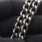 Celine Billfold Biker Chain Wallet Black Leather Shoulder — view 9