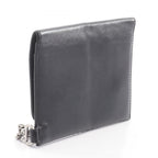 Celine Billfold Biker Chain Wallet Black Leather Shoulder — view 2