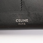 Celine Billfold Biker Chain Wallet Black Leather Shoulder — view 4