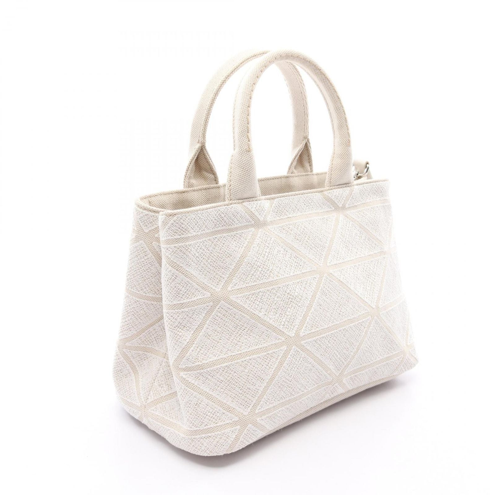 Prada Tote Canapa 2-Way Natural Canvas — view 2