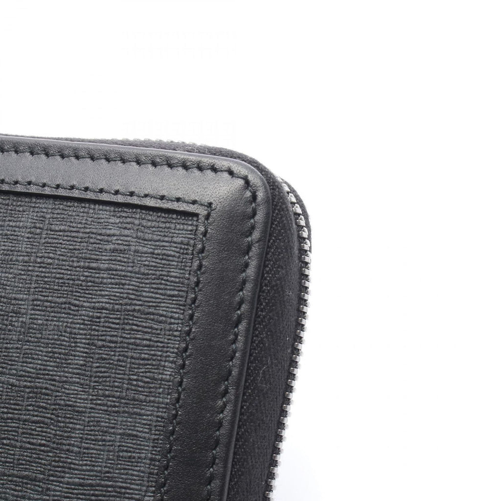 Gucci Round Wallet GG Supreme Black Leather — view 6