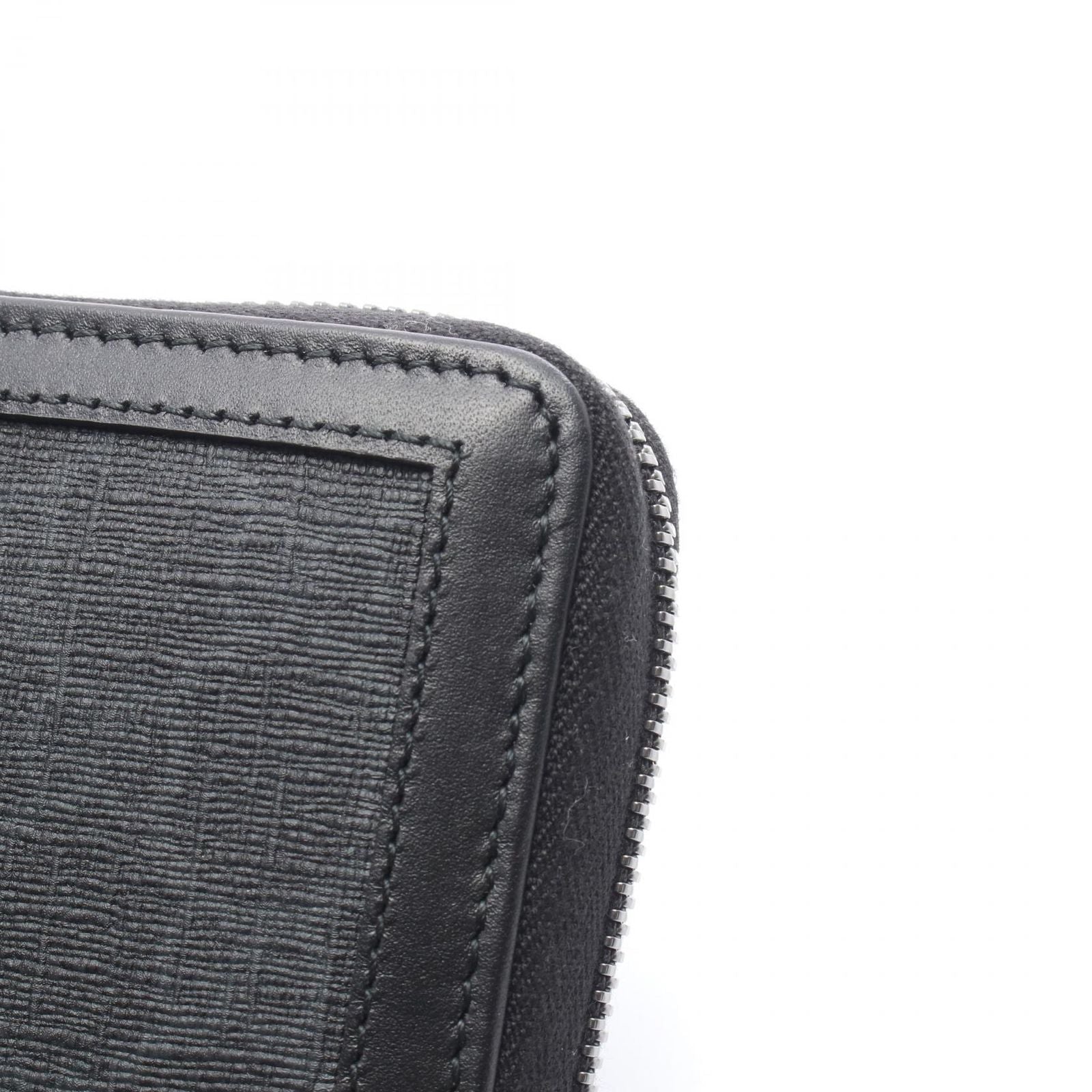 Gucci Round Wallet GG Supreme Black Leather — view 6