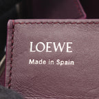 Loewe Coin Case Zip Purse Cles I Plum Leather — view 4