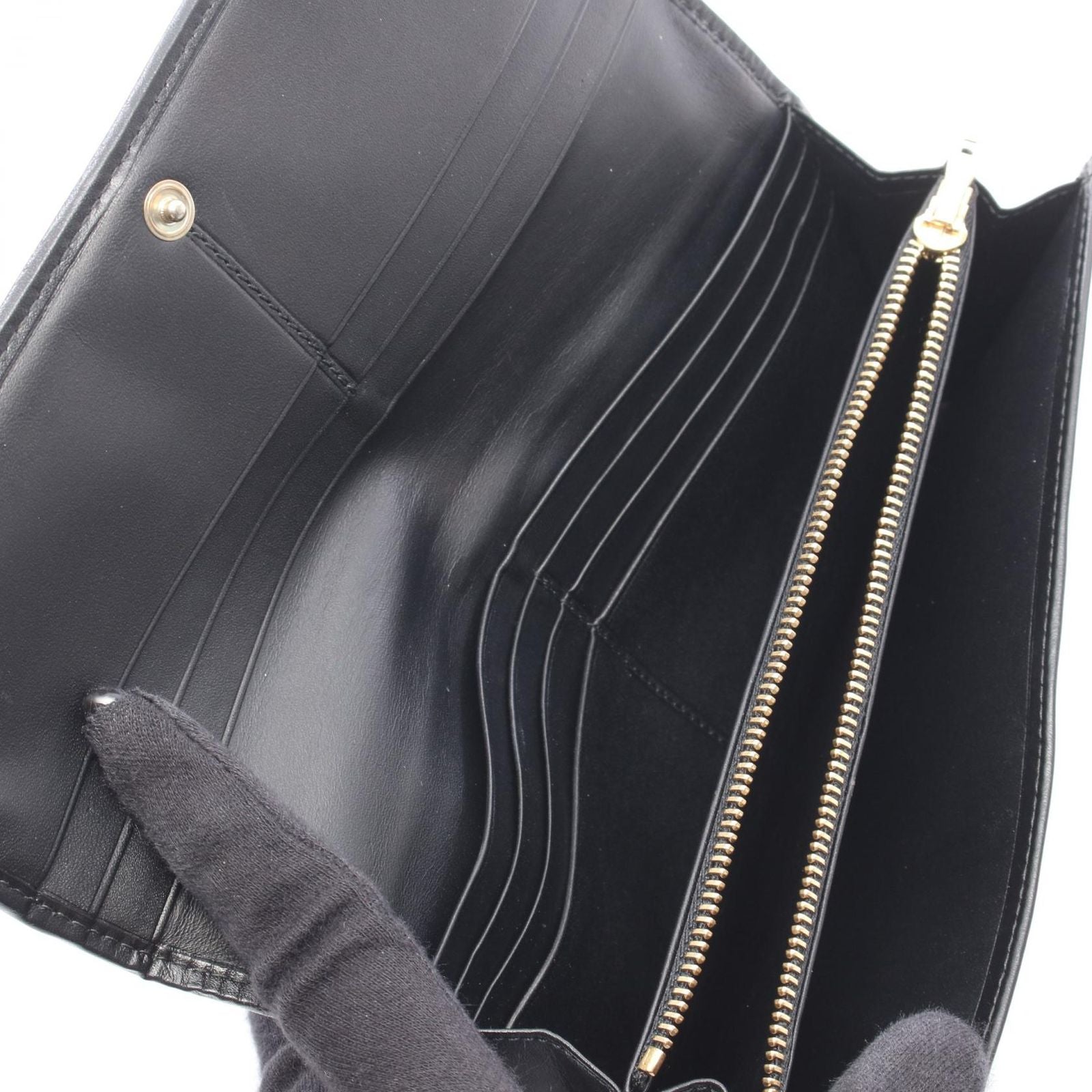 Loewe Bifold Wallet Anagram Black Leather — view 3
