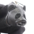 Loewe Coin Case Panda Purse Black Leather Suede — view 7