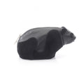 Loewe Coin Case Panda Purse Black Leather Suede