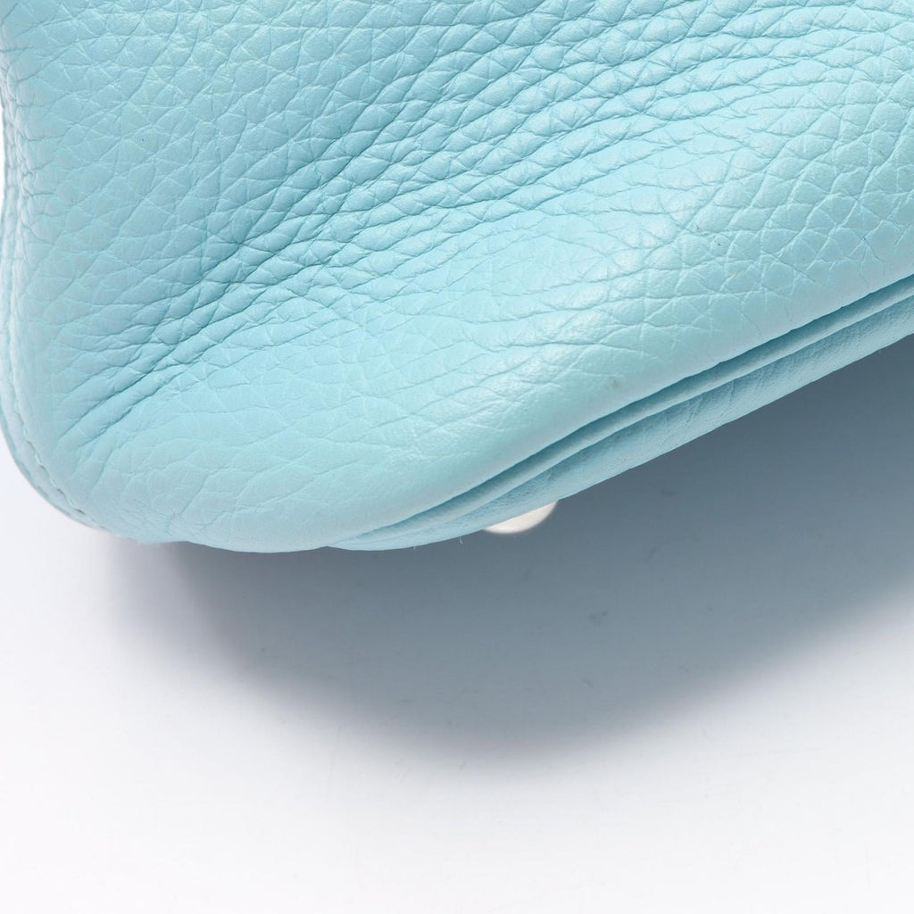 Hermes Handbag Bolide 31 2-Way Blue Leather Atoll — view 6