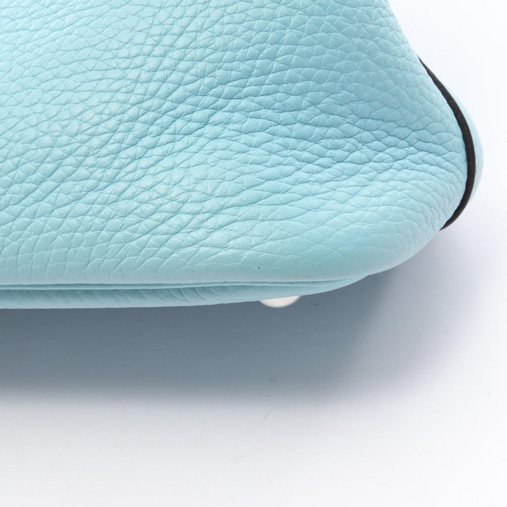 Hermes Handbag Bolide 31 2-Way Blue Leather Atoll — view 9