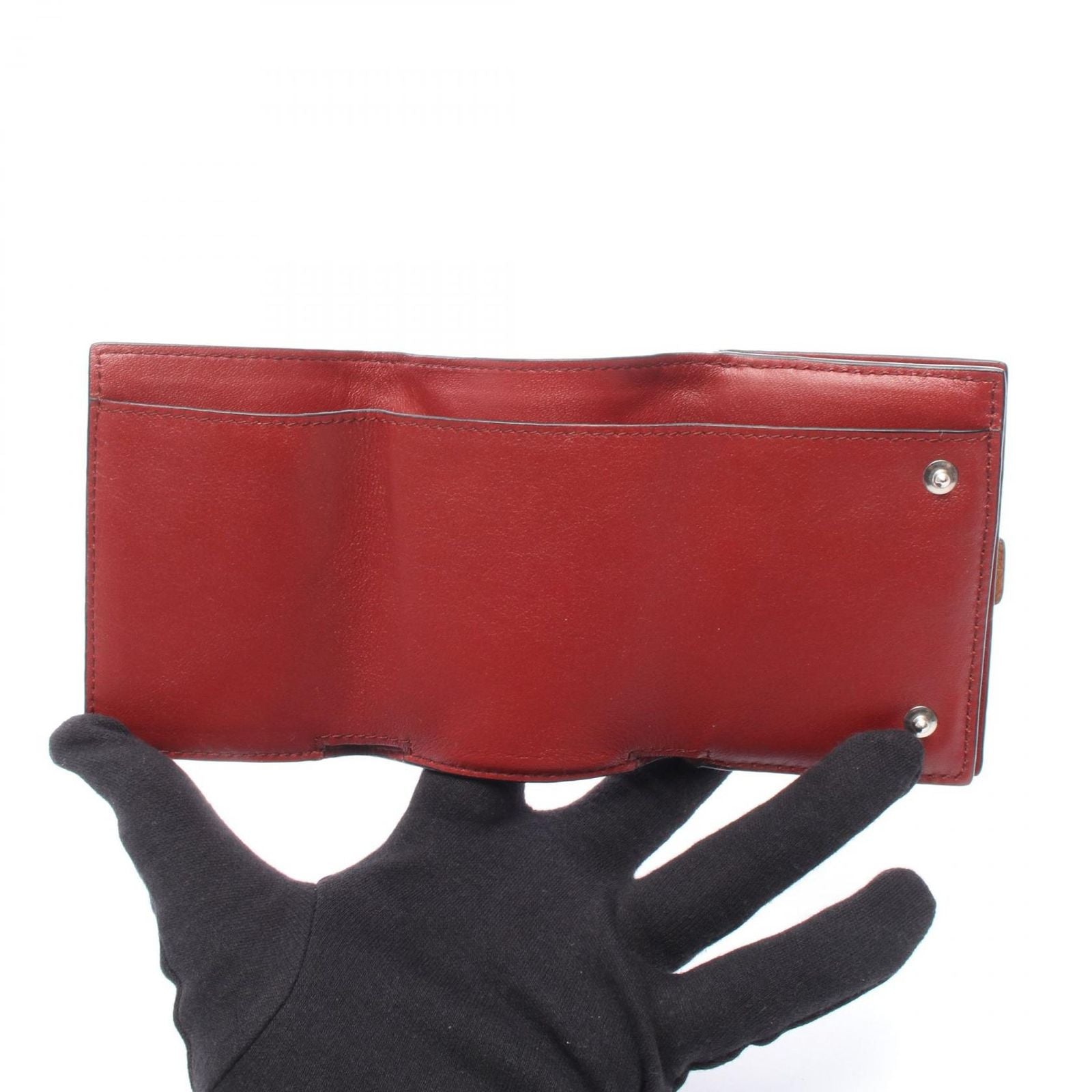 Loewe Trifold Wallet Brown Leather — view 3