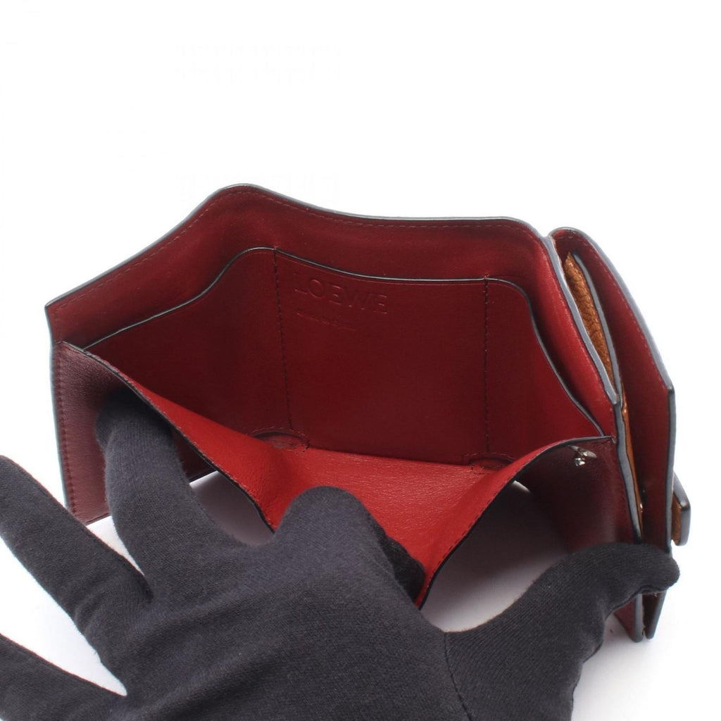 Loewe Trifold Wallet Brown Leather — view 7