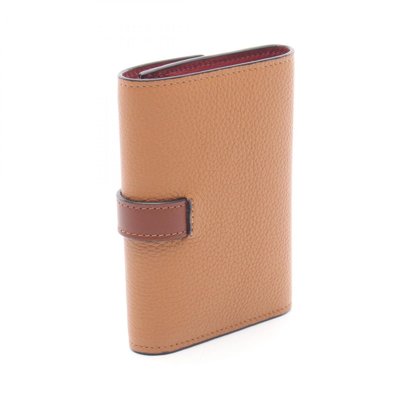 Loewe Trifold Wallet Vertical Small Camel Leather — view 2