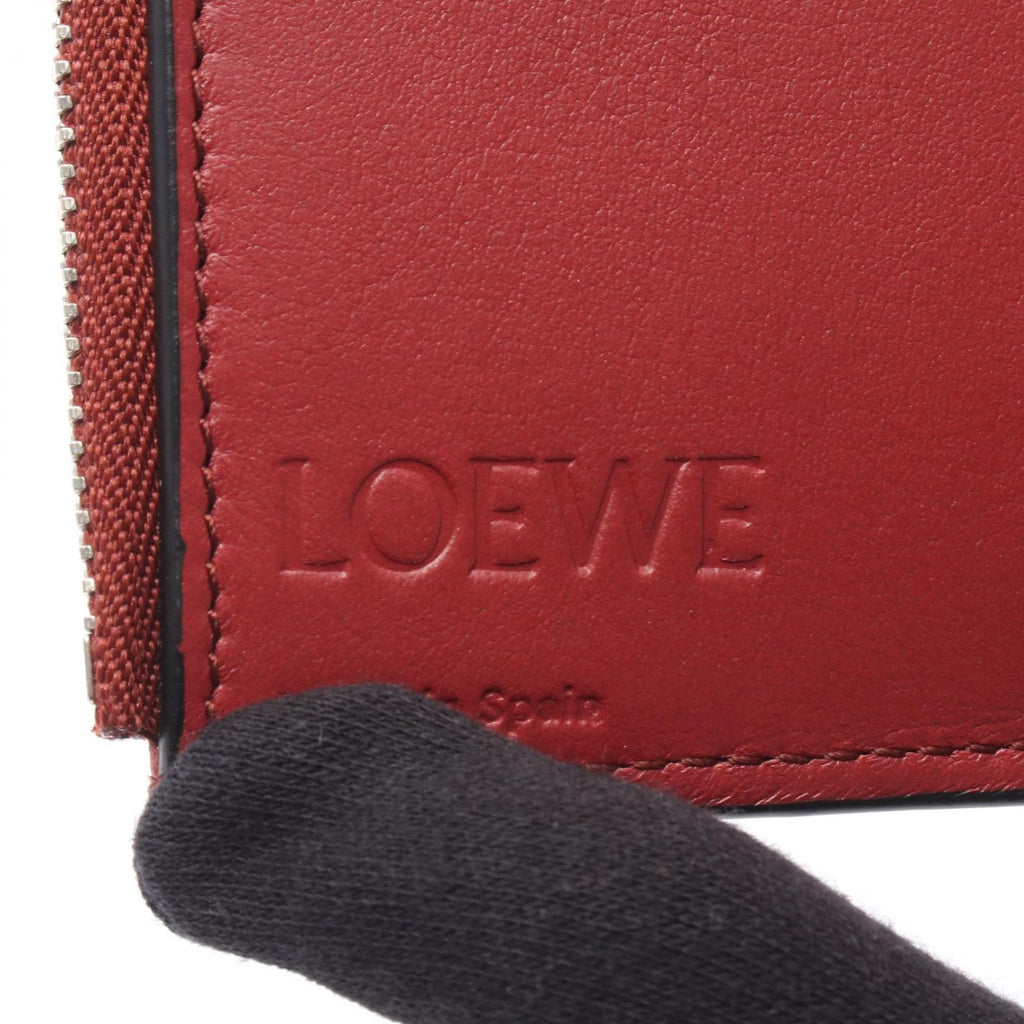 Loewe Trifold Wallet Vertical Small Camel Leather — view 4