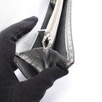 Fendi Bifold Wallet Peekaboo Selleria Silver Leather — view 7