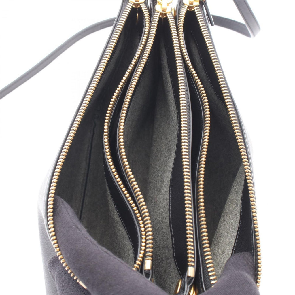 Celine Shoulder Bag Trio Large Black Leather — view 3
