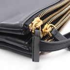 Celine Shoulder Bag Trio Large Black Leather — view 6
