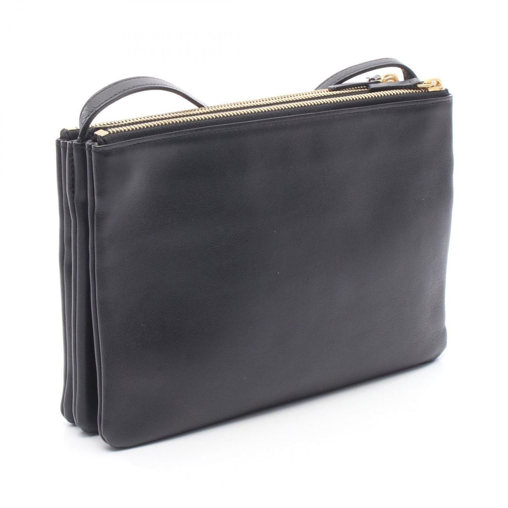 Celine Shoulder Bag Trio Large Black Leather — view 2
