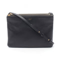 Celine Shoulder Bag Trio Large Black Leather