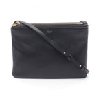 Celine Shoulder Bag Trio Large Black Leather