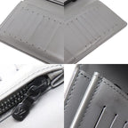 Louis Vuitton Portefeuille Brazza Wallet Monogram Shadow Gray — view 6