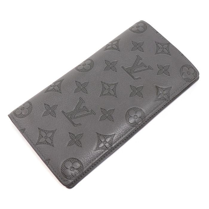Louis Vuitton Portefeuille Brazza Wallet Monogram Shadow Gray