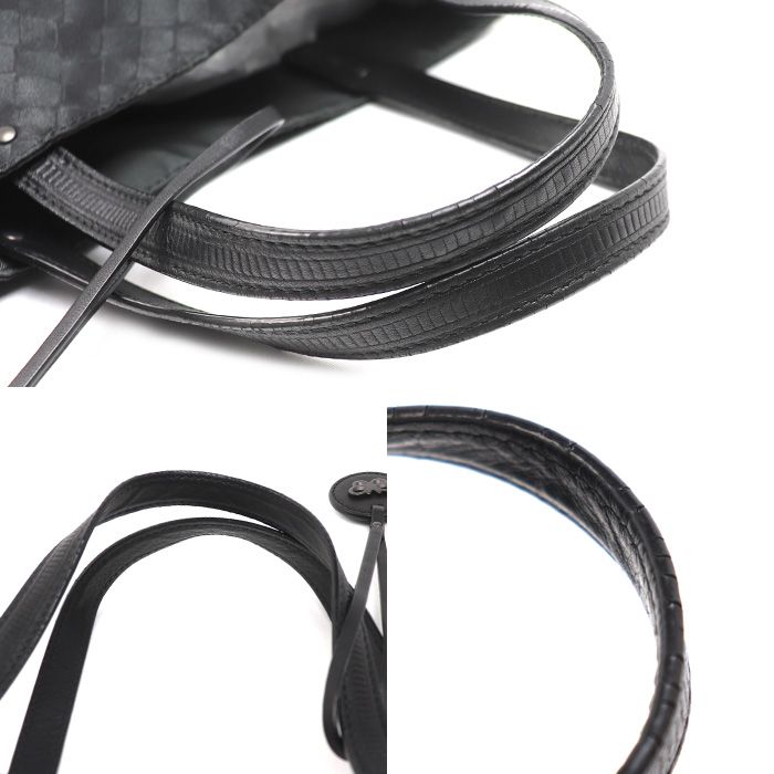Bottega Veneta Intreccio Illusion Tote Black — view 5