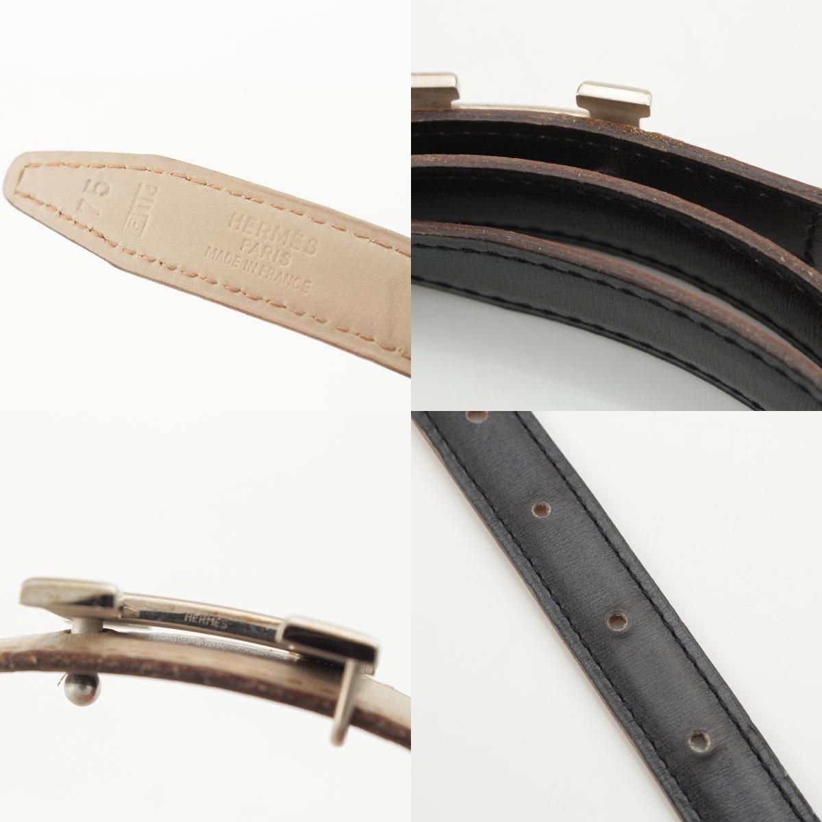 Hermes Constance Leather Motif Belt — view 9