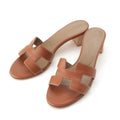 Hermes Oasis Motif Sandals Gold