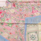Hermes Carre 90 Silk Selle Des Steppes Scarf Pink Multi — view 7