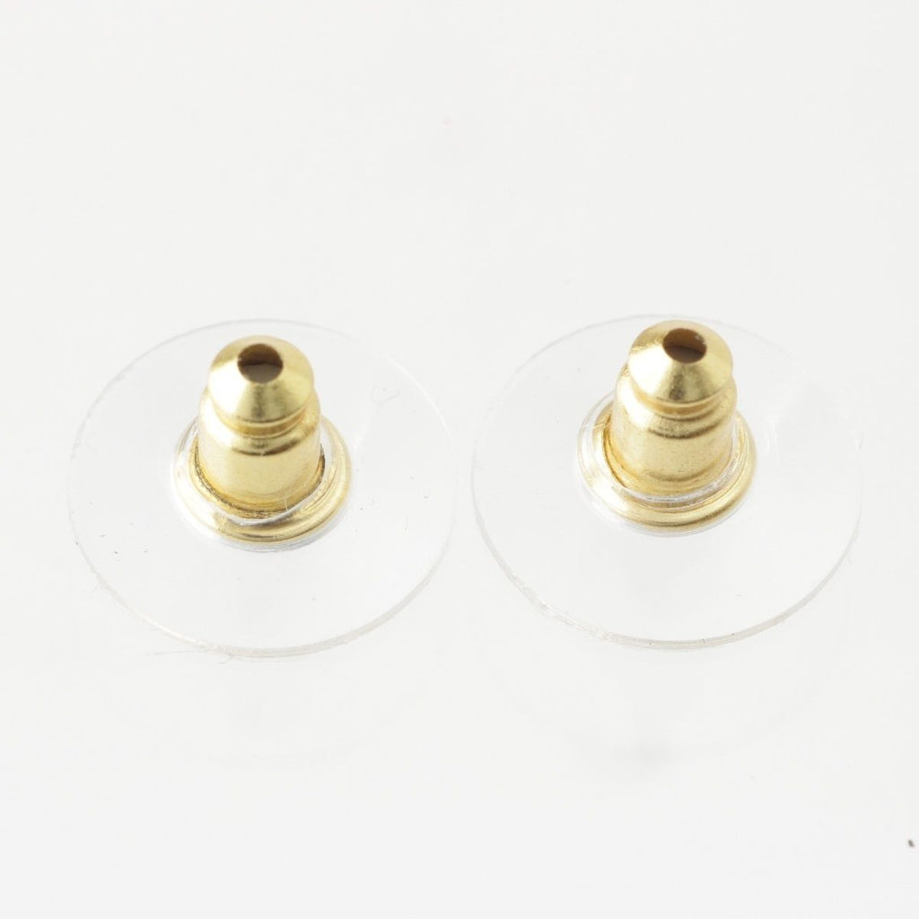 Chanel CC Logo Earrings White Gold — view 8