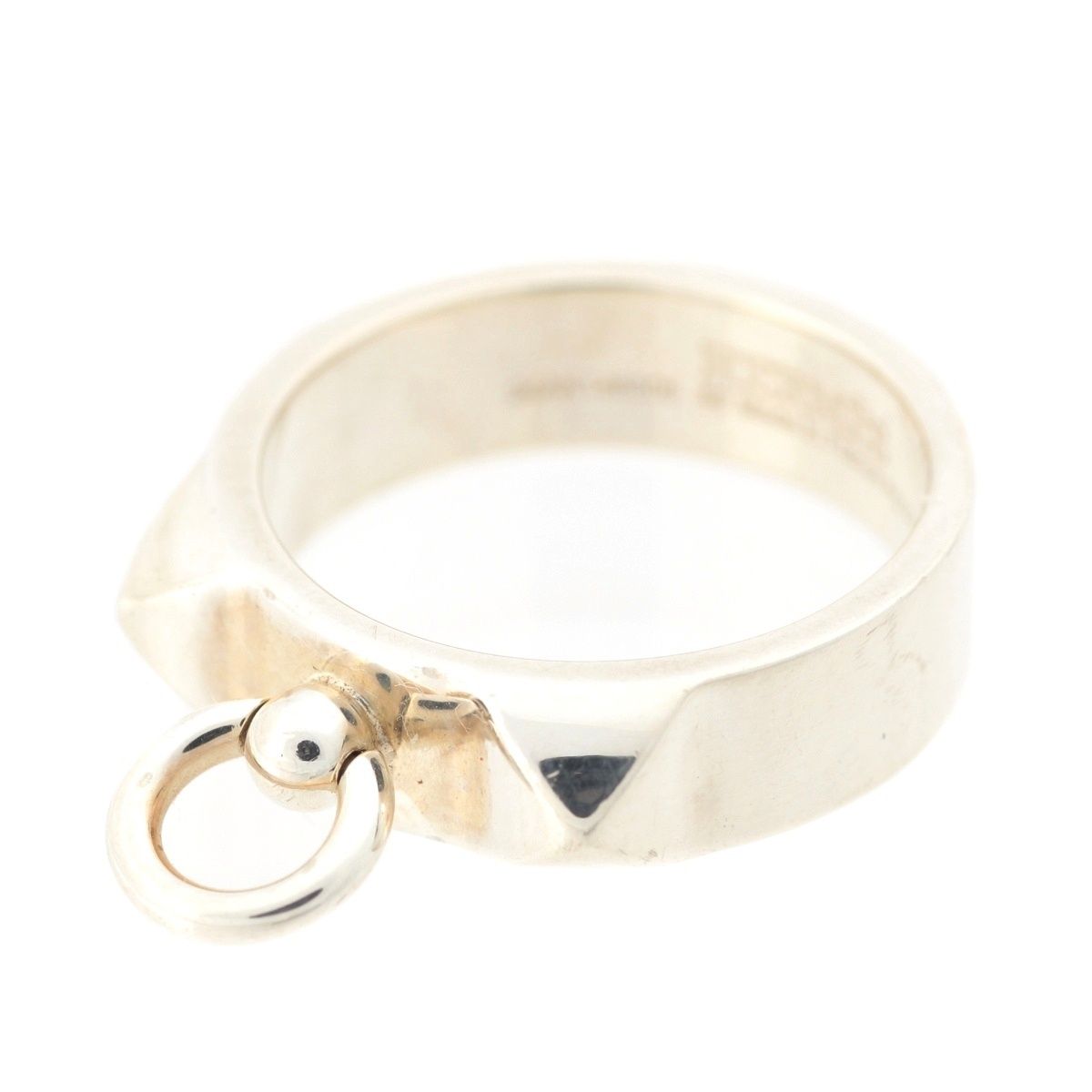 Hermes Collier de Chien PM Ring Silver