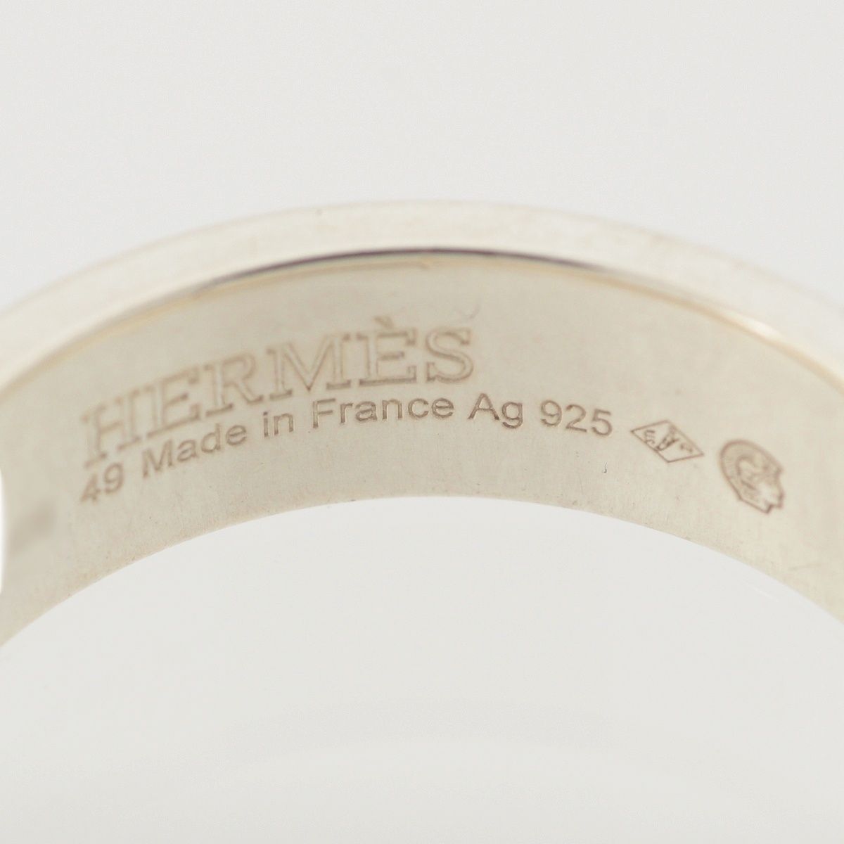 Hermes Collier de Chien PM Ring Silver — view 7