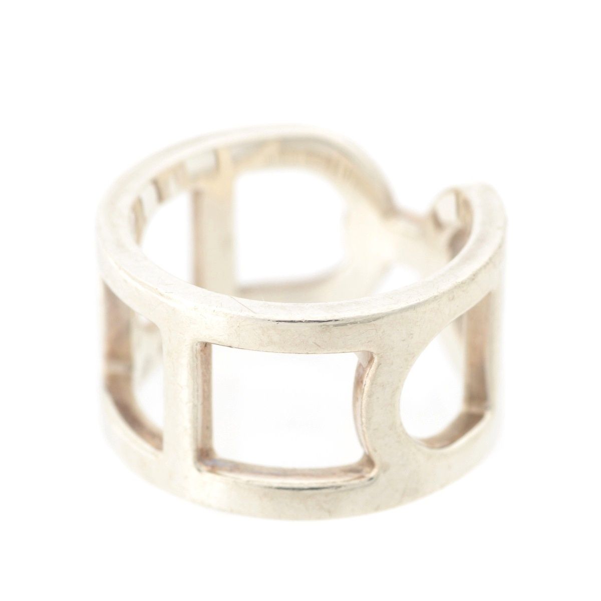 Hermes Chaine D'ancre MM Ring Silver