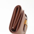 Hermes Bearn Combination Veau Epsom Compact Wallet Trifold Gold — view 7