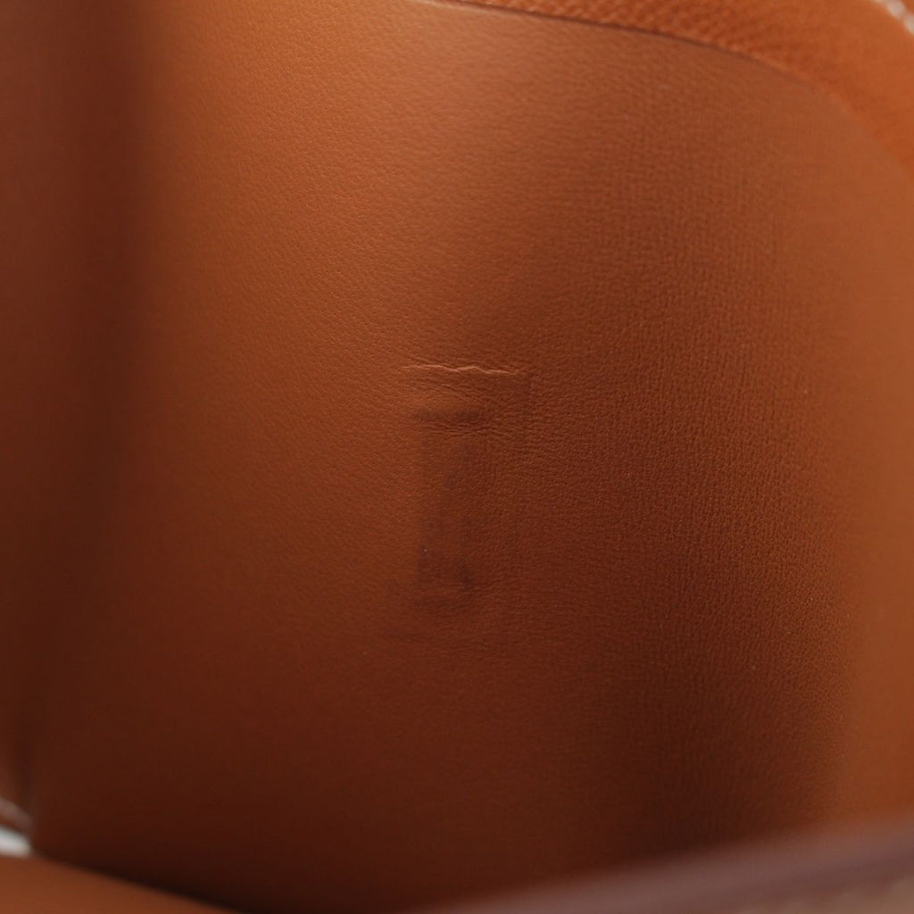 Hermes Bearn Combination Veau Epsom Compact Wallet Trifold Gold — view 9