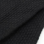 Hermes Cashmere Knit Scarf Snood Black — view 5