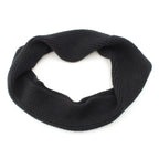 Hermes Cashmere Knit Scarf Snood Black — view 4