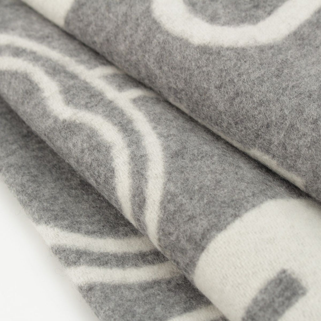 Hermes Cashmere Kazak Keys Collection Scarf Gray — view 8