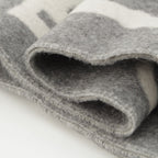 Hermes Cashmere Kazak Keys Collection Scarf Gray — view 9